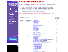 Tablet Screenshot of dictationsonline.com